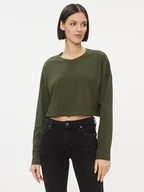 Bluzki damskie - Noisy May Bluzka 27026051 Zielony Cropped Fit - miniaturka - grafika 1