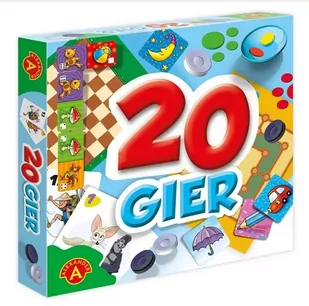 Gry rodzinne - zestaw 20 gier ALEX - Alexander - Gry planszowe - miniaturka - grafika 1