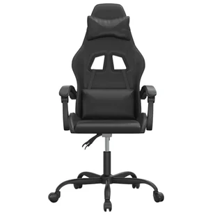 Lumarko Obrotowy fotel gamingowy, czarno, sztuczna skóra - Fotele gamingowe - miniaturka - grafika 4