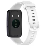 Akcesoria do smartwatchy - opaska pasek bransoleta SMOOTHBAND Huawei BAND 8 biała - miniaturka - grafika 1