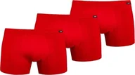 Majtki męskie - Teyli Wielopak bokserek męskich Levi czerwony S Czerwony - miniaturka - grafika 1