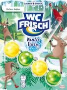 Środki do WC - WC Frisch Winter Party Tanz-Rentiere Zawieszka WC 50 g DE - miniaturka - grafika 1