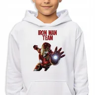 Bluzy dla dziewczynek - Bluza Dziecięca Z Kapturem Marvel Iron Man Team -152Cm (12 - 13) Mix Wzorów - miniaturka - grafika 1