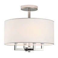 Lampy sufitowe - Lille lampa sufitowa 3xE14 nikiel/biały C04944NI - miniaturka - grafika 1