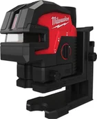 Poziomice laserowe - Milwaukee M12 CLL4P-0C akumulatorowy samopoziomujący laser krzyżowy 12V 360° z zieloną wiązką bez akumulatorów i ładowarki w walizce 4933479202 - miniaturka - grafika 1