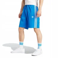 Spodenki męskie - Spodenki Adidas Firebird Niebieskie Szorty Z Kieszeniami R. S - miniaturka - grafika 1