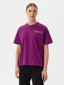 Koszulki i topy damskie - Fila T-Shirt Leffinge FAW1029 Fioletowy Loose Fit - miniaturka - grafika 1