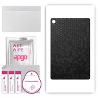 Akcesoria do tabletów i e-booków - folia naklejka skórka strukturalna na TYŁ do Samsung Galaxy Tab S9 FE - Plaster Miodu Czarny - apgo SKINS - miniaturka - grafika 1