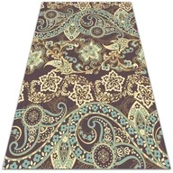 Dywany zewnętrzne - Dywan ogrodowy wzór Paisley azjatycki styl 150x225 cm - miniaturka - grafika 1