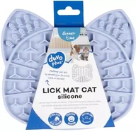 Pozostałe akcesoria dla kotów - Duvo+ Mata / Lizawka dla kota fioletowa 18x16x1cm - miniaturka - grafika 1