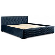 Łóżka - Nowoczesne łóżko welurowe do sypialni Morgana 180x200 - 30 kolorów - miniaturka - grafika 1