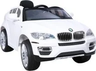 Pojazdy elektryczne dla dzieci - Hecht Samochód BMW X6 Biały - miniaturka - grafika 1