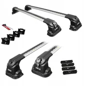 Boxy dachowe - Bagażnik dachowy bazowy niski Turtle Air3 Air-3 MC03007 srebrny 86/90 - miniaturka - grafika 1