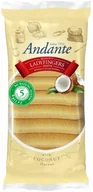 Ciastka - ANDANTE Biszkopty Mini 220g Typu Ladyfingers Kokosowy - miniaturka - grafika 1