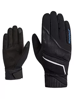 Rękawiczki - Ziener Męskie rękawiczki ULIC TOUCH do biegów narciarskich/nordic/crosscountry | Touch, nakładane na wierzchnie, czarne.persian blue, 9,5 - grafika 1