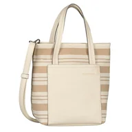 Torebki damskie - TOM TAILOR Elodie damska torba na ramię Shopper z zamkiem błyskawicznym, mała, biały, S, casual - miniaturka - grafika 1