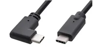 Kable USB - Kabel USB-C MicroConnect 1m, 3.2 Gen2, jeden koniec kątowy, 60 W, 10 Gb/s - miniaturka - grafika 1