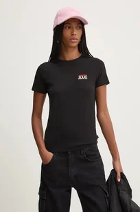 Guess Jeans t-shirt damski kolor czarny W4BI57 J1314 - Koszulki sportowe damskie - miniaturka - grafika 1