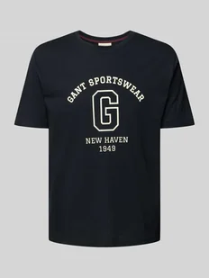 T-shirt z nadrukiem z logo - Koszulki męskie - miniaturka - grafika 1