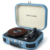 Gramofony - Muse MT-201 BTB niebieski - miniaturka - grafika 1