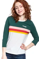 Bluzki damskie - Damski longsleeve Wrangler RAINBOW TEE XS - miniaturka - grafika 1