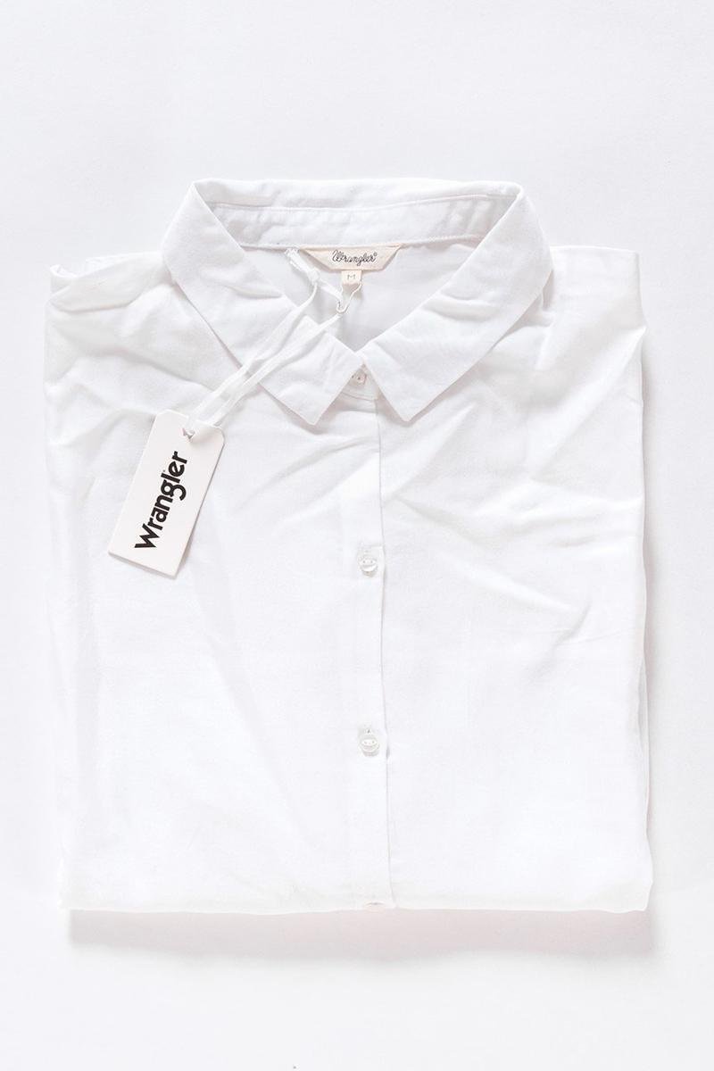 Wrangler, Koszula damska, Relaxed Shirt White W5213Lr12, rozmiar M