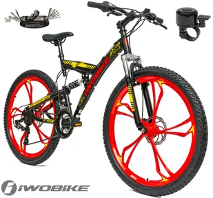 Rower Męski Damski Górski 26" IWOBIKE 2025 Shimano MTB Tarcze Full Amory - Rowery - miniaturka - grafika 1