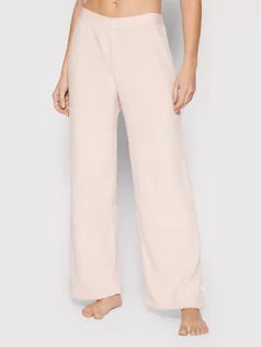 Piżamy damskie - Calvin Klein Underwear Spodnie piżamowe 000QS6722E Różowy Regular Fit - grafika 1