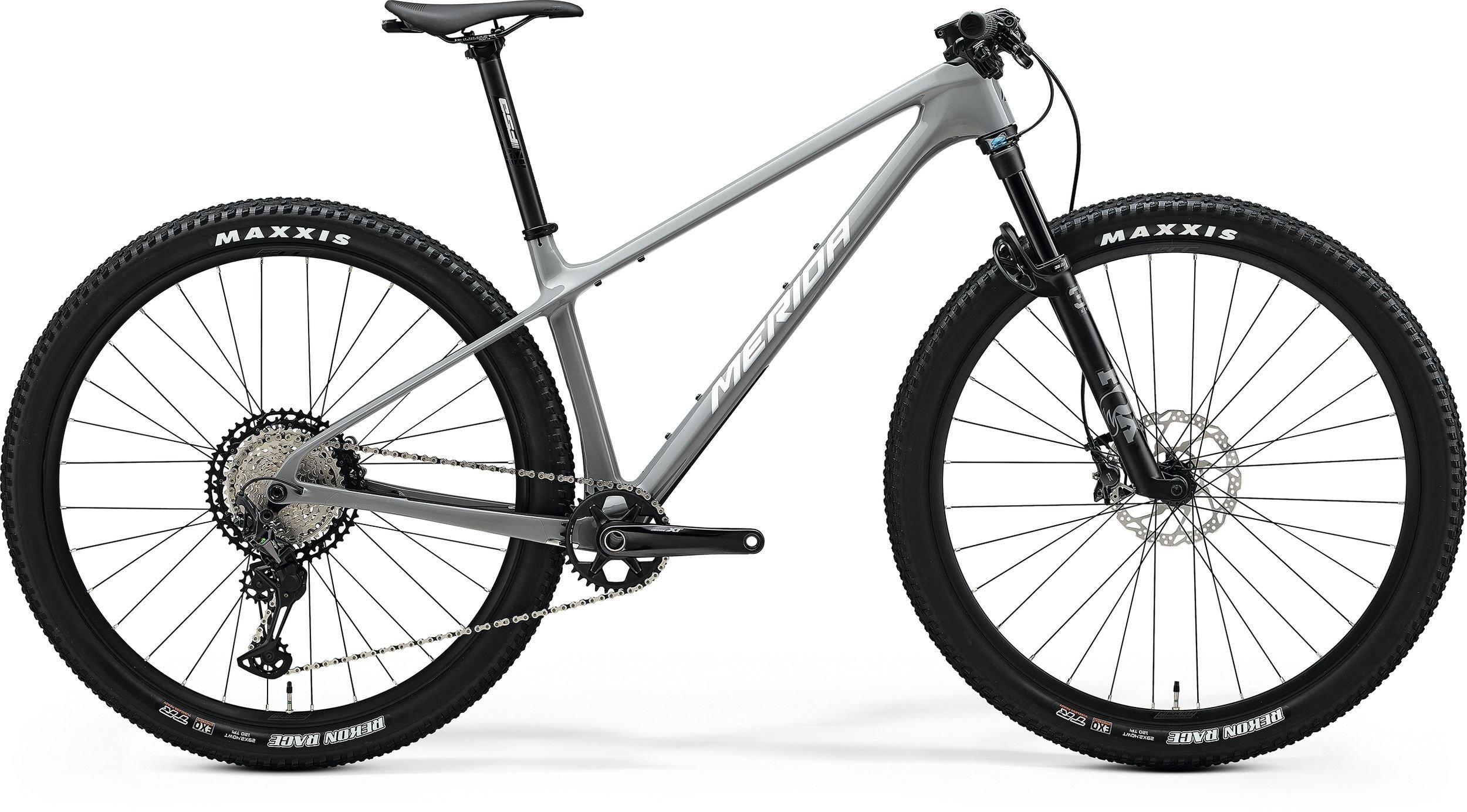 Merida Big.Nine XT 2025 karbonowy hardtail do wyścigów XC Wybierz rozmiar ramy: L, Wybierz kolor: COOL GREYSILVER/BLACK