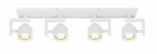 Alenis - listwa 4 płomienna biała 823314-01 - Lampy sufitowe - miniaturka - grafika 1