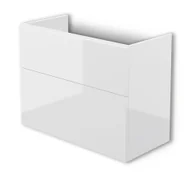 Szafki łazienkowe - Szafka łazienkowa pod umywalkę Deante Prizma 80 cm biały połysk STU_6U81 - miniaturka - grafika 1