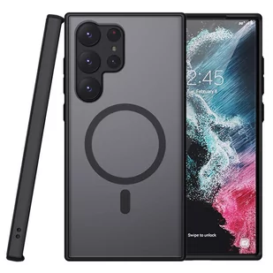 Etui ochronne na telefon MagMat Case do MagSafe do Samsung Galaxy S23 Ultra Matte Black - Etui i futerały do telefonów - miniaturka - grafika 1