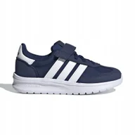 Buty dla dziewczynek - Buty dziecięce sportowe adidas Run 70s 2.0 EL C miękkie granatowe r. 28 - miniaturka - grafika 1