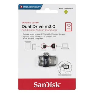 SanDisk Ultra Dual Drive M3.0 32GB (SDDD3-032G-G46) - Pendrive - miniaturka - grafika 3