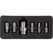 Wiertła - Proline Zestaw Końcówek SPLINE M5-M12 7szt. 20449 - miniaturka - grafika 1