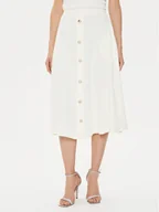 Spódnice - Rinascimento Spódnica midi CFC0118363003 Écru Regular Fit - miniaturka - grafika 1
