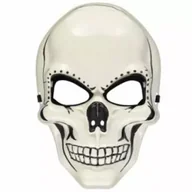 Dodatki do strojów karnawałowych - Maska Skeleton uniwersalny rozmiar - miniaturka - grafika 1