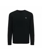Bluzy męskie - felpa uomo lee 112121791 patch crew black - miniaturka - grafika 1