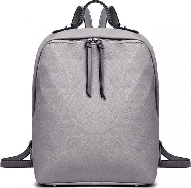 BAGINC Damski plecak elegancki miejski szary FREJA