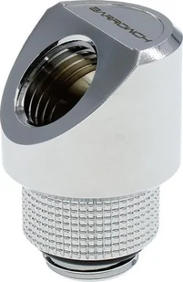 Barrow Barrow Adapter 45 Grad G1/4 Zoll AG auf G1/4 Zoll IG - drehbar, silber - Chłodzenie wodne - miniaturka - grafika 1