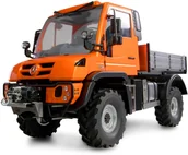 Modele zdalnie sterowane - Amewi Mercedes-Benz Unimog Geräteträger 4WD 1:10 ARTR orange - miniaturka - grafika 1