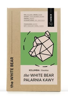 Kawa ziarnista The White Bear Kolumbia Excelso 1kg - Kawa - miniaturka - grafika 1