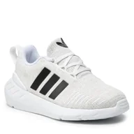 Buty sportowe damskie - Adidas Buty Swift Run22 C GW8183 Ftwwht/Cblack/Greone - miniaturka - grafika 1