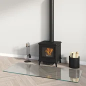 Akcesoria kominkowe - Panel kominkowy, szklany, prostokątny, 120x50 cm 324125 VIDAXL - miniaturka - grafika 1