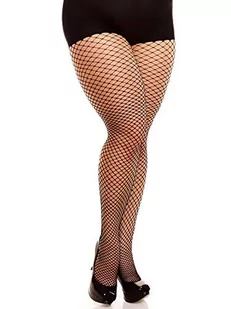 GLAMORY Damskie rajstopy siatkowe z siateczki - Rajstopy - miniaturka - grafika 1