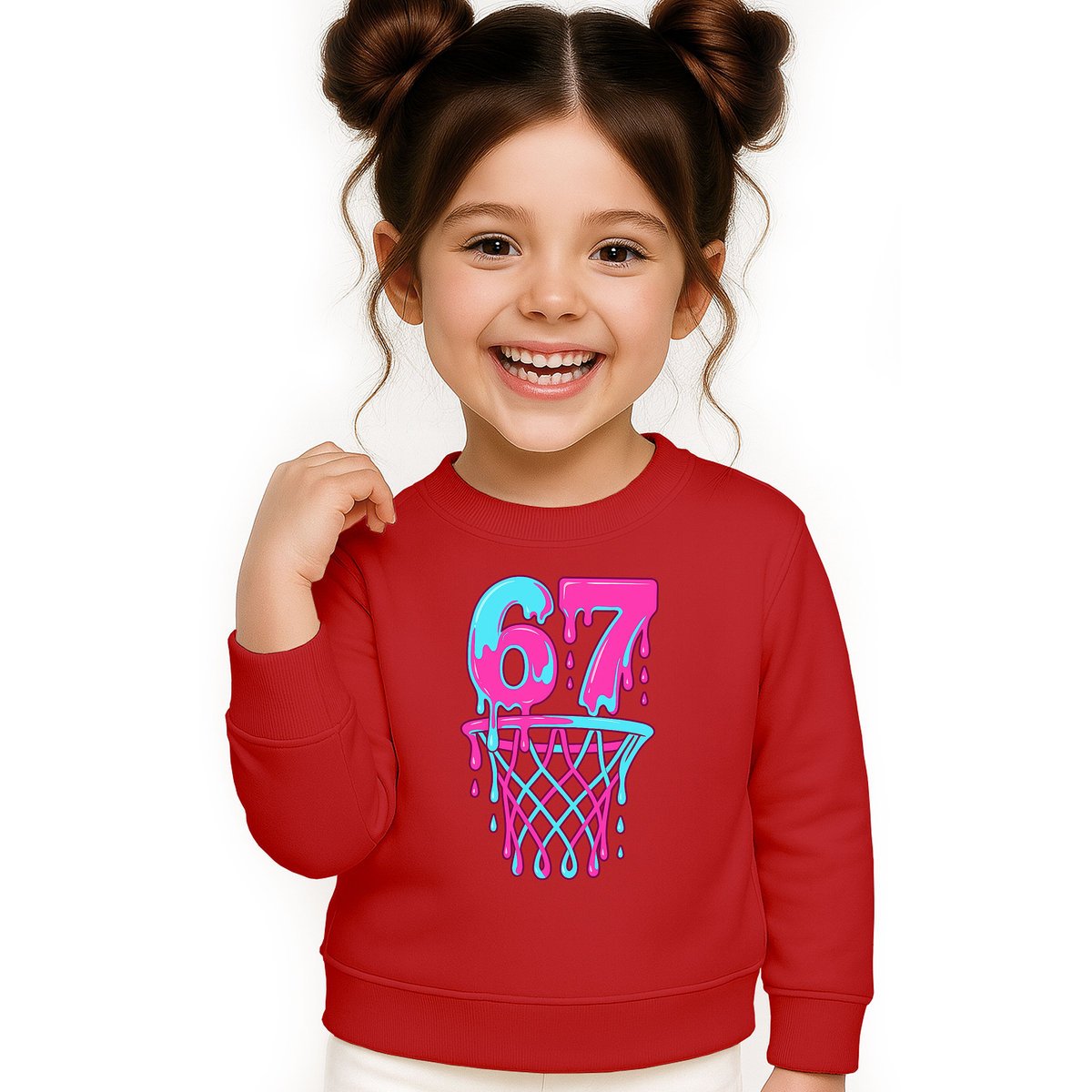 BLUZA DZIECIĘCA 67 SIX SEVEN KOSZYKÓWKA DLA CHŁOPCA DZIEWCZYNKI 110-116