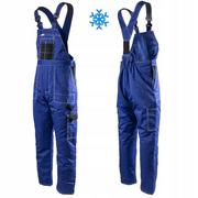 Odzież robocza - Ocieplane spodnie robocze ogrodniczki zimowe 2XL - miniaturka - grafika 1