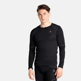Koszulki sportowe męskie - Koszulka termoaktywna męska z długim rękawem Odlo Active X-Warm Eco - grafika 1
