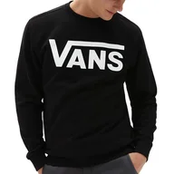 Bluzy męskie - Bluza Vans Classic Crew VN0A456AY281 - czarna - miniaturka - grafika 1