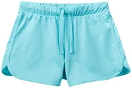 Spodenki damskie - United Colors of Benetton Szorty dla dziewczynek i dziewcząt, Turkusowy 18t, 120 - miniaturka - grafika 1